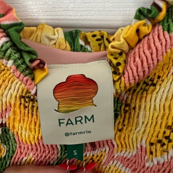 NWT - Farm Rio - Fresh Lemons Bodysuit - Picture 3 of 4